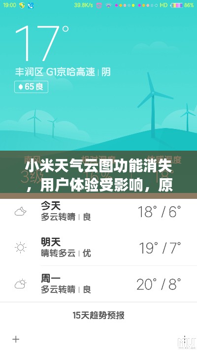 小米天气云图功能消失，用户体验受影响，原因及应对措施探讨
