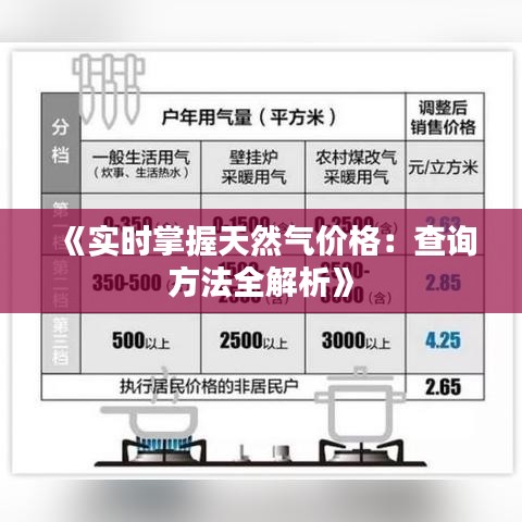 《实时掌握天然气价格：查询方法全解析》