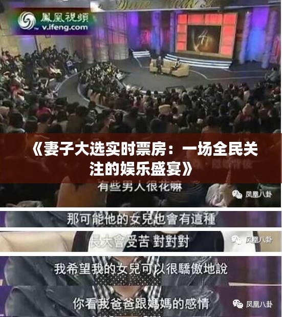 《妻子大选实时票房：一场全民关注的娱乐盛宴》