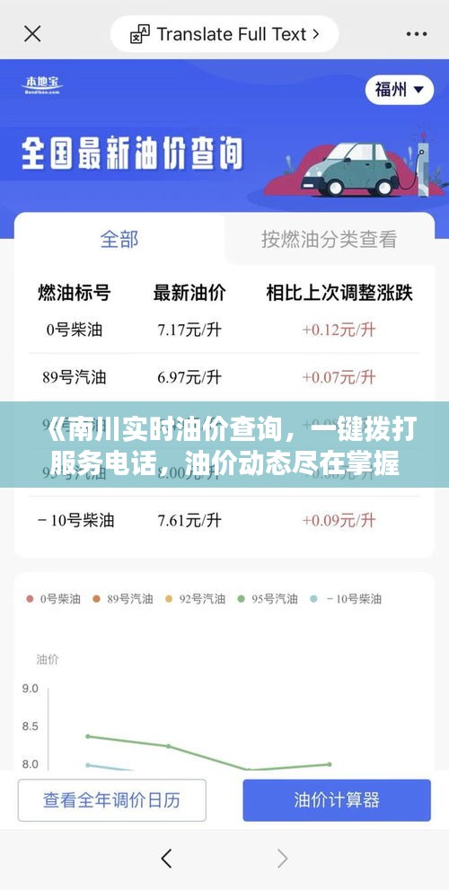 《南川实时油价查询，一键拨打服务电话，油价动态尽在掌握！》