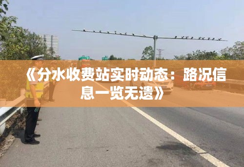《分水收费站实时动态：路况信息一览无遗》