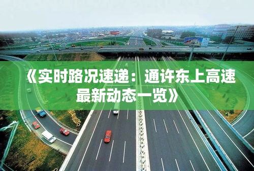 《实时路况速递：通许东上高速最新动态一览》