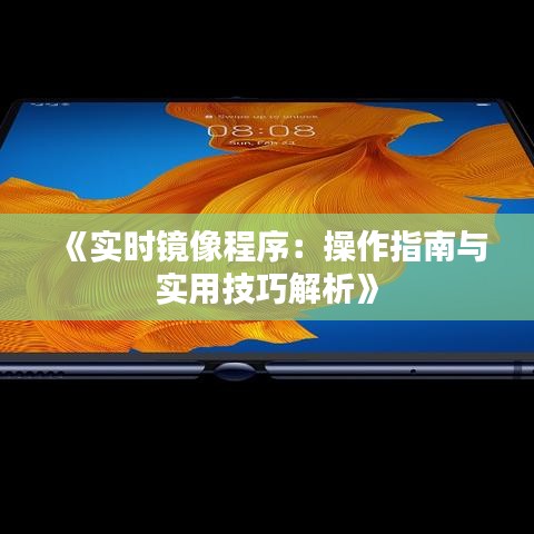 《实时镜像程序：操作指南与实用技巧解析》