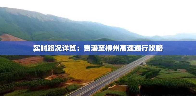 实时路况详览：贵港至柳州高速通行攻略