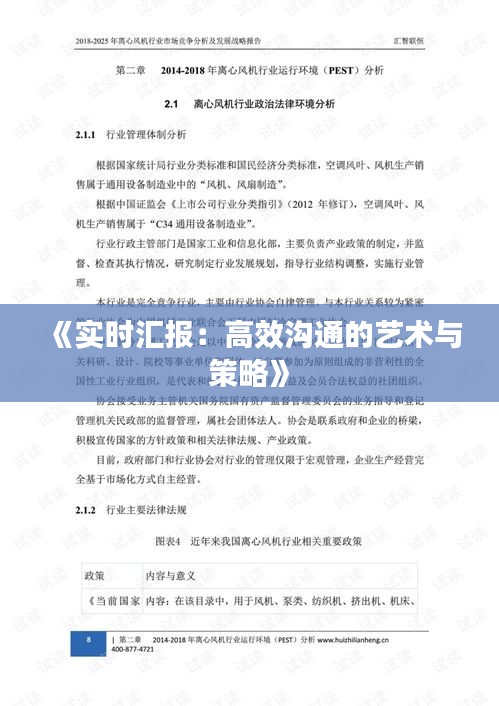 《实时汇报：高效沟通的艺术与策略》
