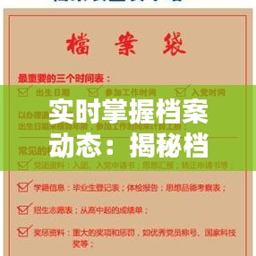 实时掌握档案动态：揭秘档案查询新途径
