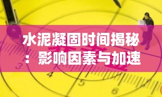水泥凝固时间揭秘：影响因素与加速方法