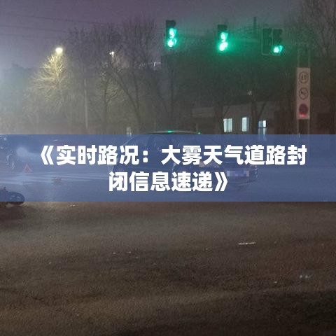 《实时路况：大雾天气道路封闭信息速递》