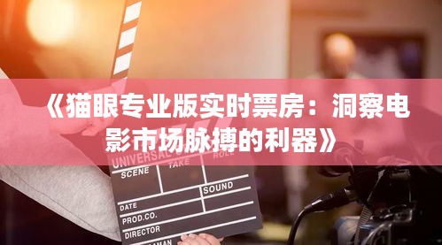 《猫眼专业版实时票房：洞察电影市场脉搏的利器》