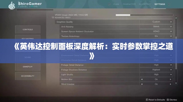 《英伟达控制面板深度解析：实时参数掌控之道》