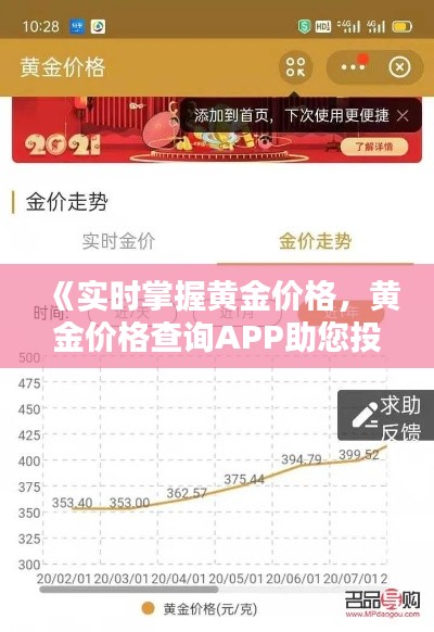 《实时掌握黄金价格，黄金价格查询APP助您投资无忧》