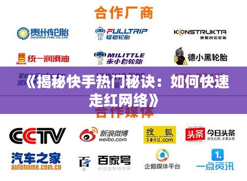 《揭秘快手热门秘诀：如何快速走红网络》