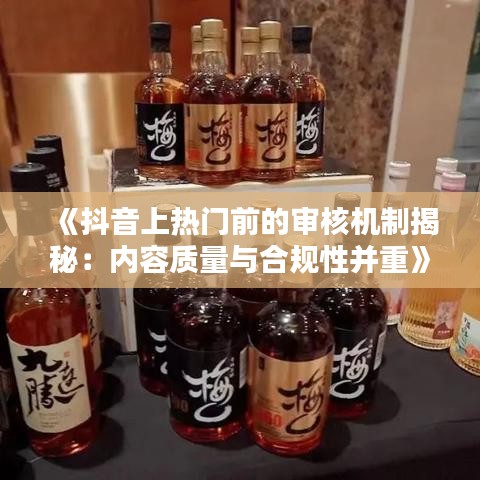 《抖音上热门前的审核机制揭秘：内容质量与合规性并重》