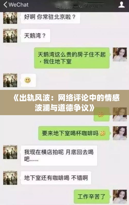 《出轨风波：网络评论中的情感波澜与道德争议》