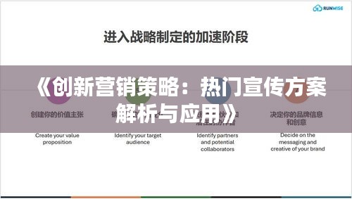 《创新营销策略：热门宣传方案解析与应用》