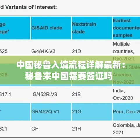 中国秘鲁入境流程详解最新：秘鲁来中国需要签证吗 