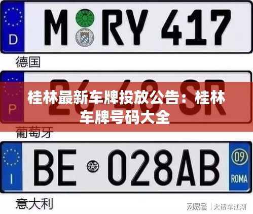 桂林最新车牌投放公告：桂林车牌号码大全 