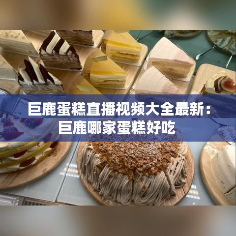 巨鹿蛋糕直播视频大全最新：巨鹿哪家蛋糕好吃 