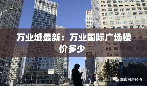 万业城最新：万业国际广场楼价多少 