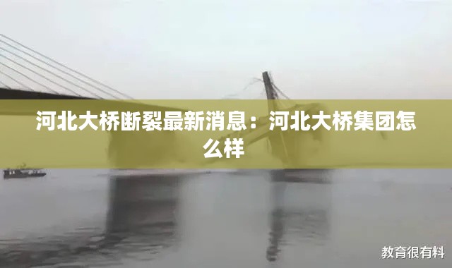 河北大桥断裂最新消息：河北大桥集团怎么样 