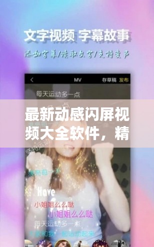 最新动感闪屏视频大全软件，精选内容一网打尽！