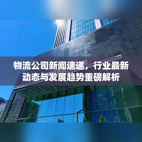 物流公司新闻速递，行业最新动态与发展趋势重磅解析