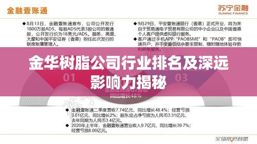 金华树脂公司行业排名及深远影响力揭秘