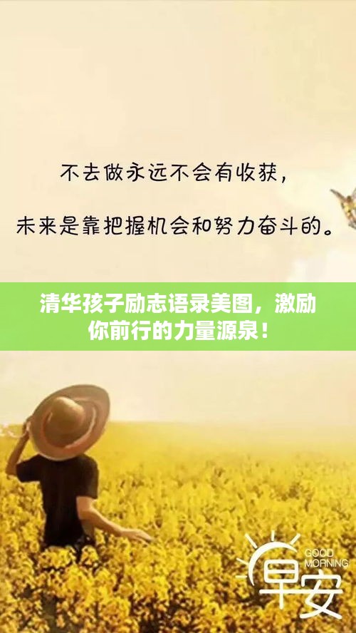 清华孩子励志语录美图，激励你前行的力量源泉！