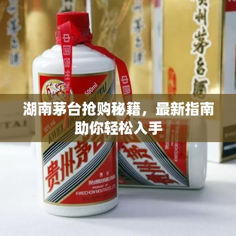 湖南茅台抢购秘籍，最新指南助你轻松入手
