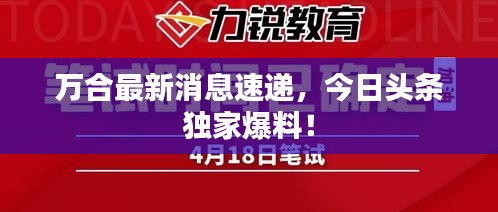 万合最新消息速递，今日头条独家爆料！