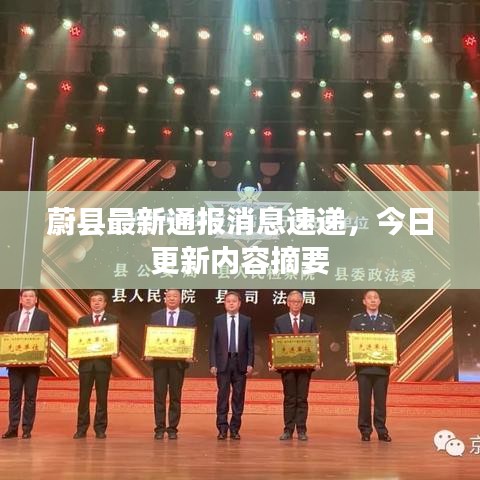 蔚县最新通报消息速递，今日更新内容摘要