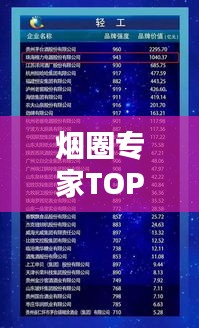 烟圈专家TOP10榜单揭晓，权威排名，引领行业风向标