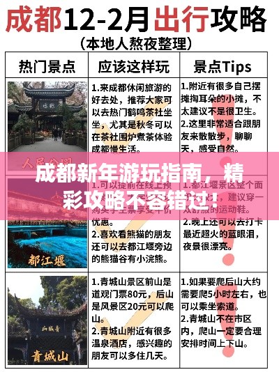 成都新年游玩指南，精彩攻略不容错过！