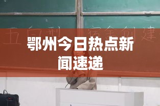 鄂州今日热点新闻速递