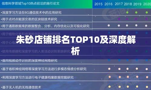 朱砂店铺排名TOP10及深度解析