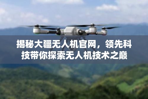 揭秘大疆无人机官网，领先科技带你探索无人机技术之巅