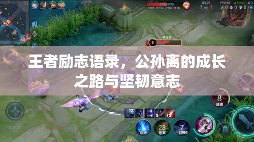王者励志语录，公孙离的成长之路与坚韧意志