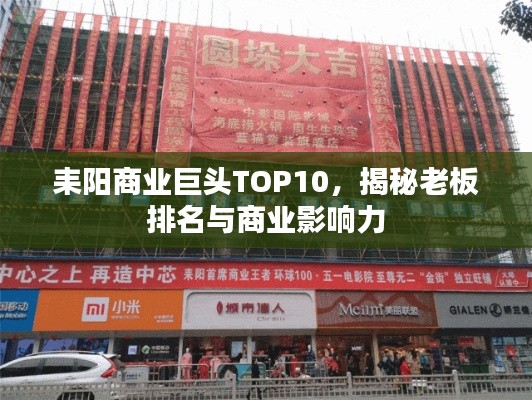 耒阳商业巨头TOP10，揭秘老板排名与商业影响力