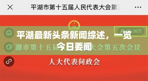平湖最新头条新闻综述，一览今日要闻