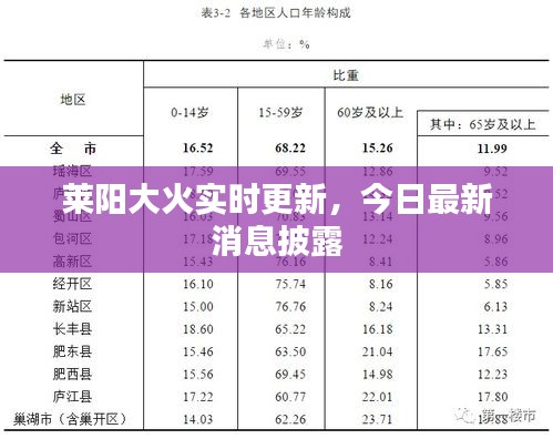 莱阳大火实时更新，今日最新消息披露