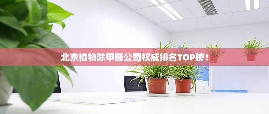 北京植物除甲醛公司权威排名TOP榜！