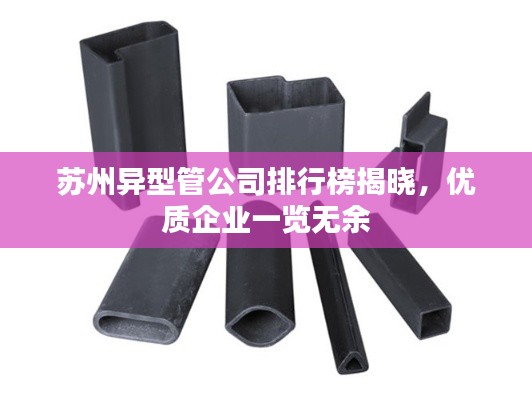苏州异型管公司排行榜揭晓，优质企业一览无余