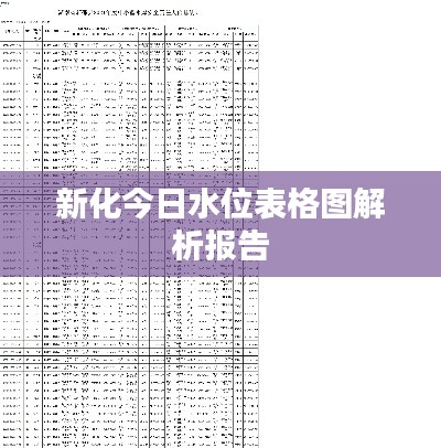 新化今日水位表格图解析报告
