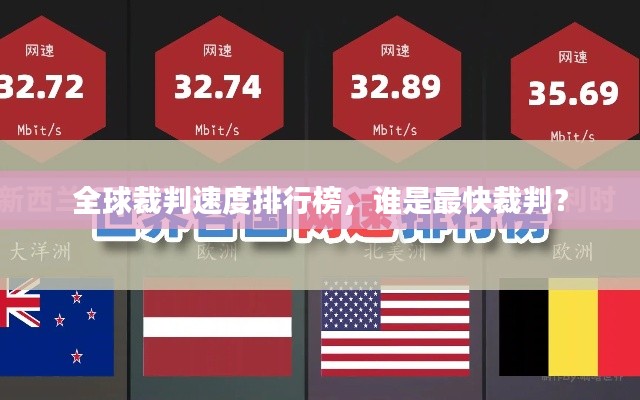 全球裁判速度排行榜，谁是最快裁判？