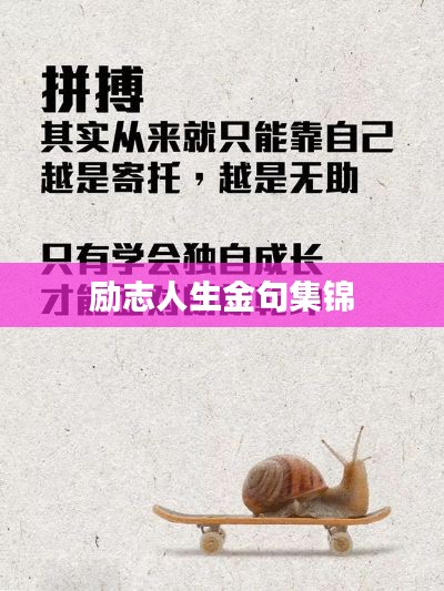 励志人生金句集锦