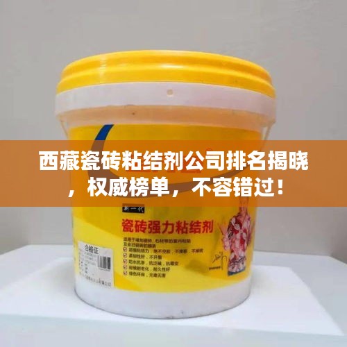 西藏瓷砖粘结剂公司排名揭晓，权威榜单，不容错过！