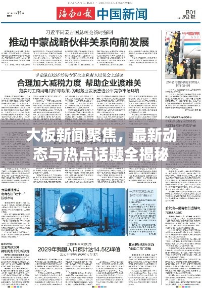 大板新闻聚焦，最新动态与热点话题全揭秘