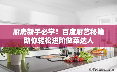 厨房新手必学！百度厨艺秘籍助你轻松进阶做菜达人