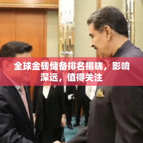 全球金砖储备排名揭晓，影响深远，值得关注
