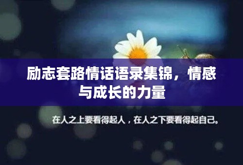 励志套路情话语录集锦，情感与成长的力量